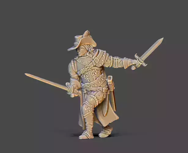 Comte de rochefort - 35 mm scale 3D print model