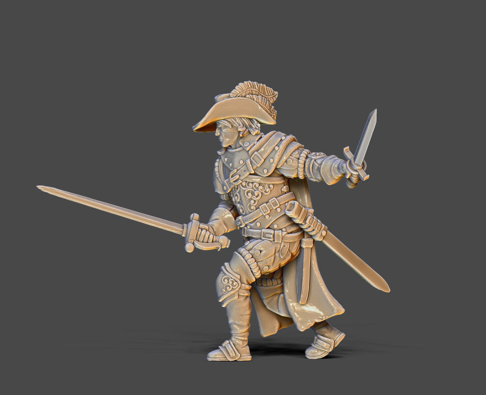 Comte de rochefort - 35 mm scale 3D print model_6
