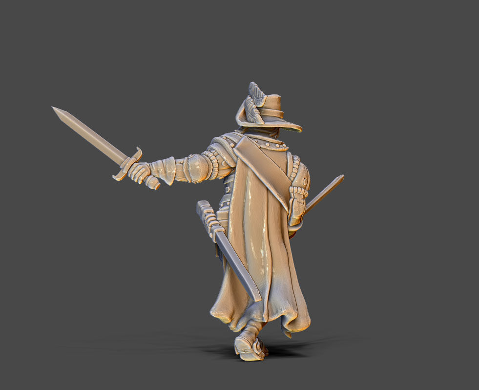 Comte de rochefort - 35 mm scale 3D print model_4