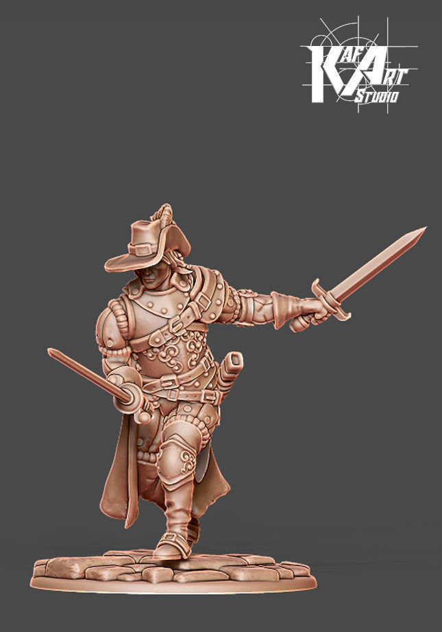 Comte de rochefort - 35 mm scale 3D print model_9