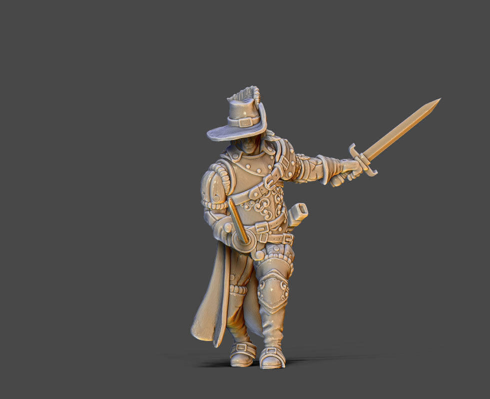 Comte de rochefort - 35 mm scale 3D print model_1