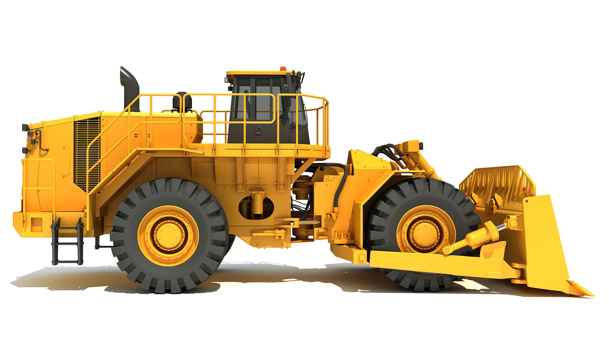 3D Bulldozer 3D model_6