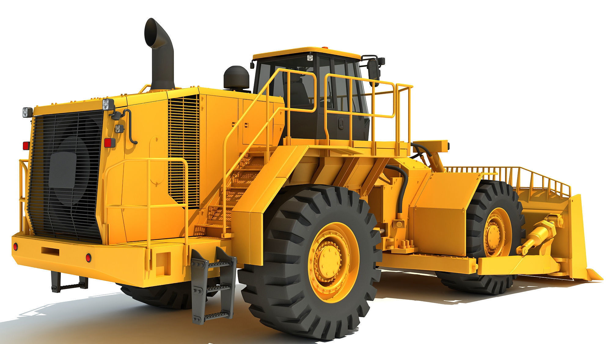 3D Bulldozer 3D model_5