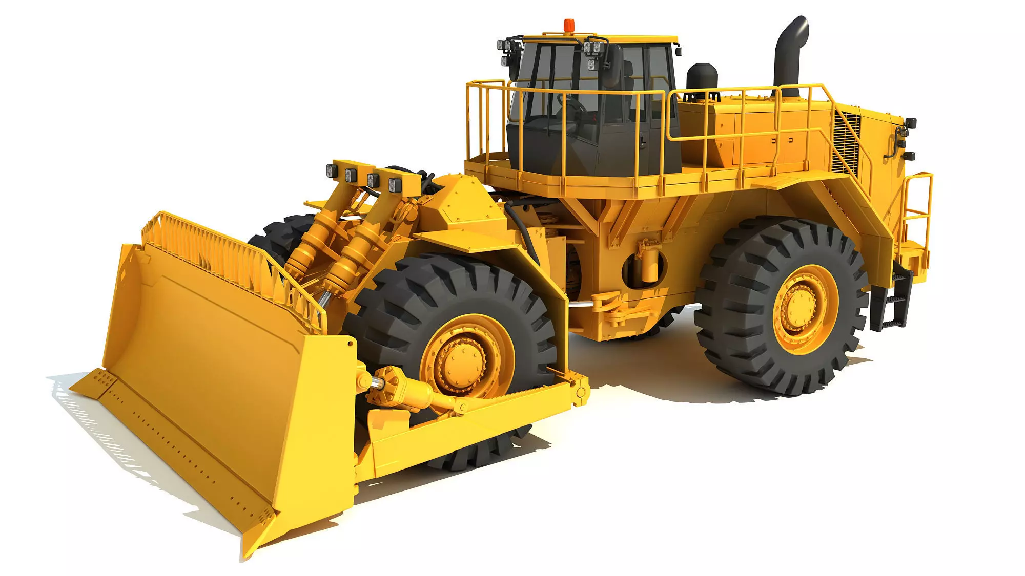 3D Bulldozer 3D model_0