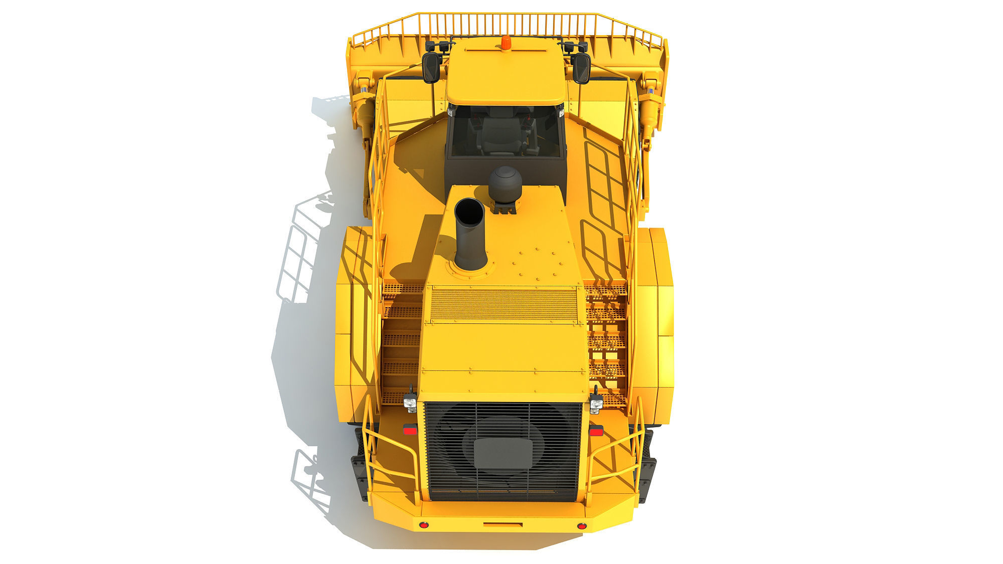 3D Bulldozer 3D model_4