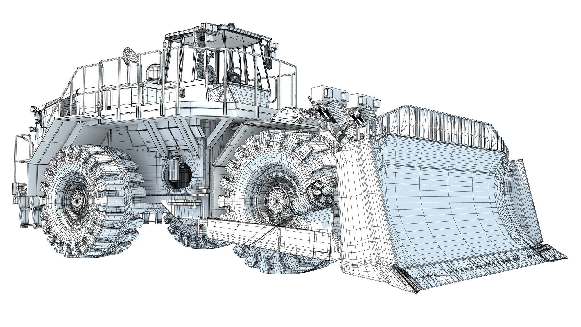 3D Bulldozer 3D model_18