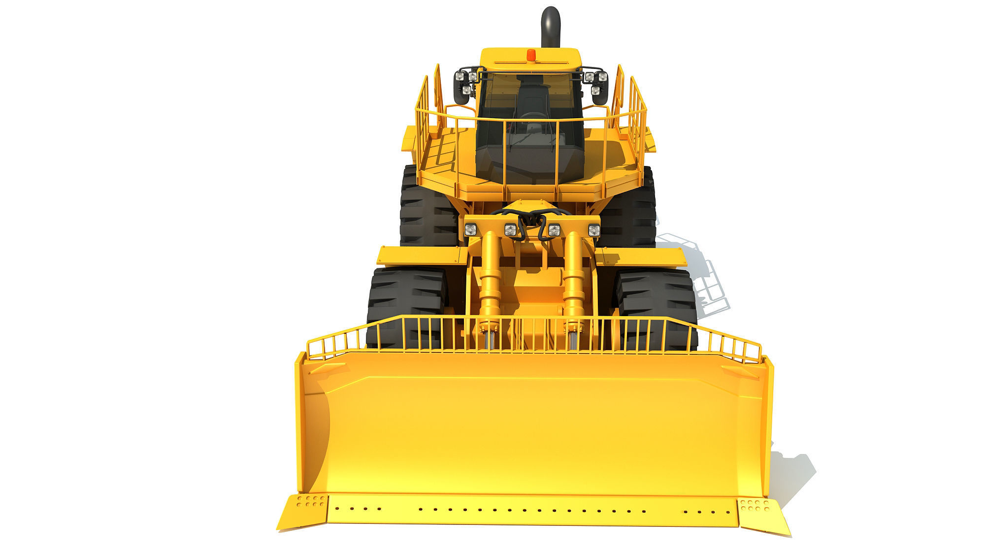 3D Bulldozer 3D model_8