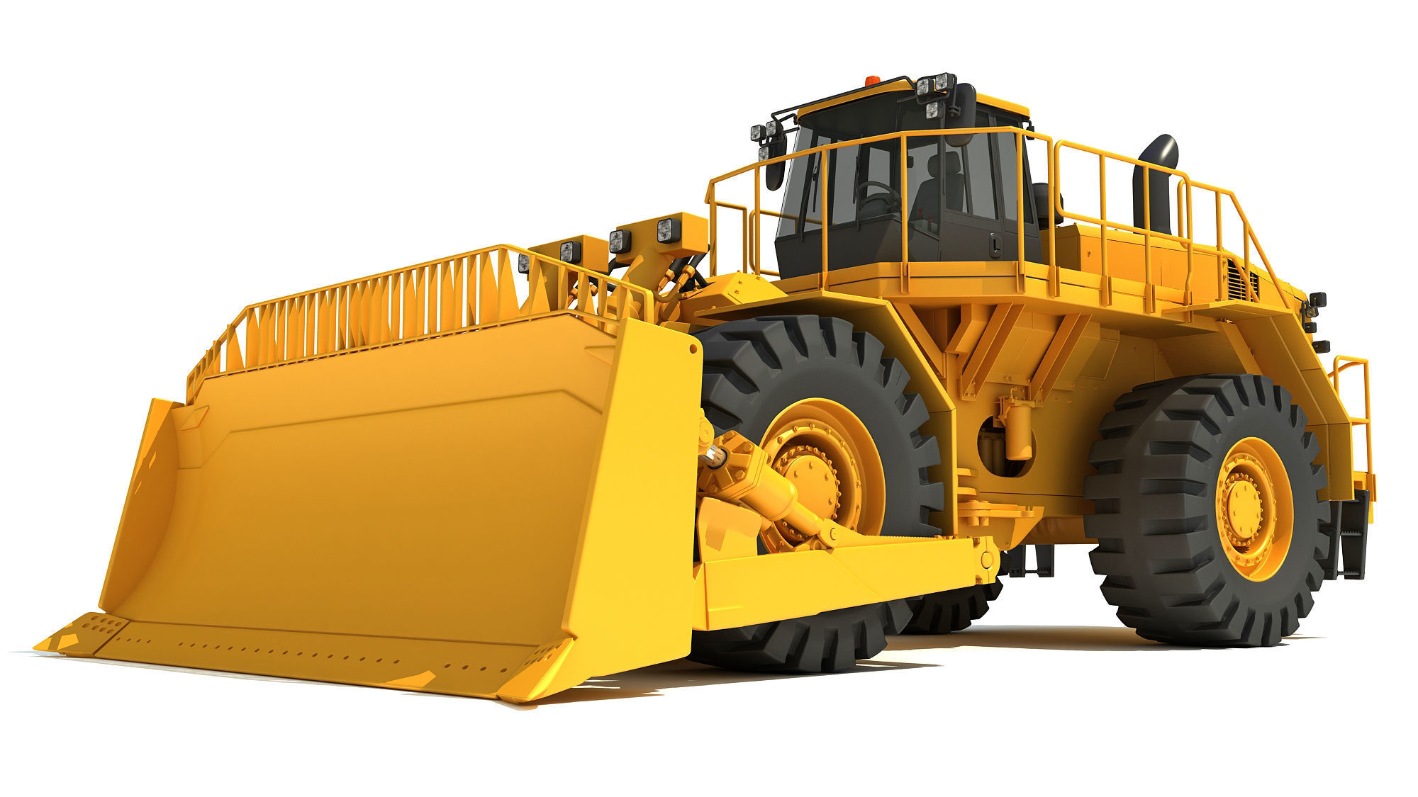3D Bulldozer 3D model_9