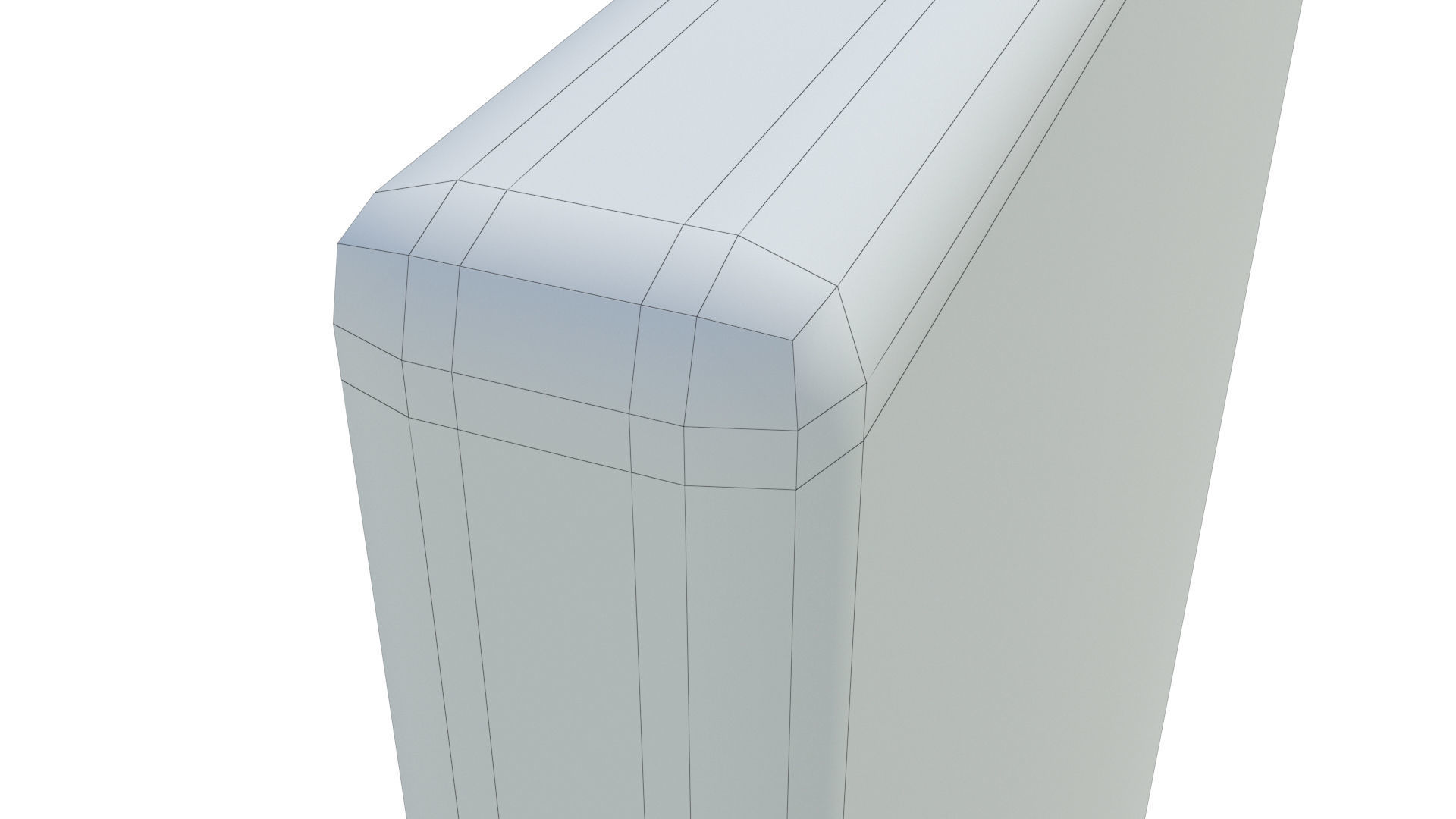 Thoth egyptian statue stretched canvas Low-poly 3D model_9