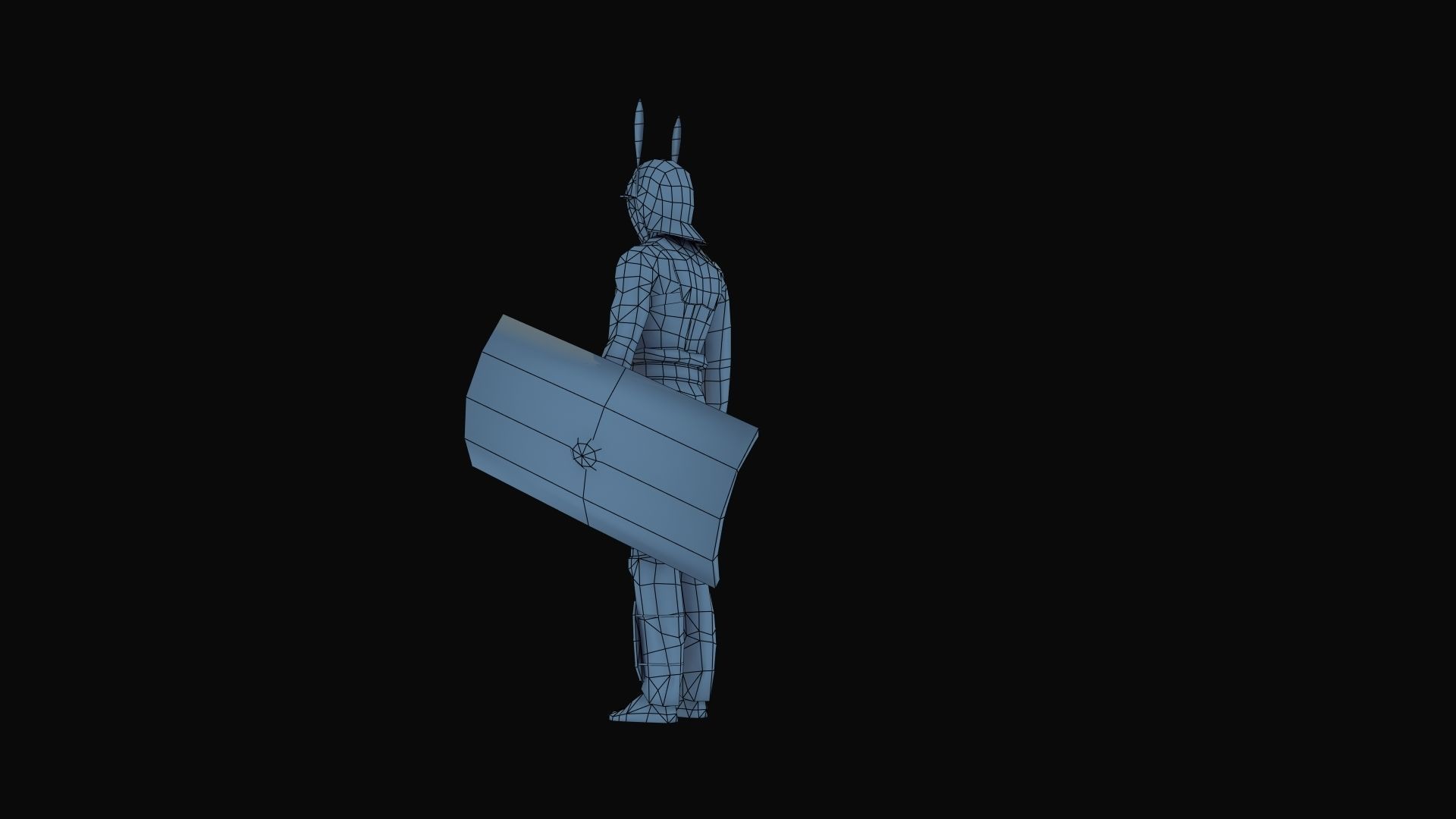 Provocator Gladiator Low-poly 3D model_58