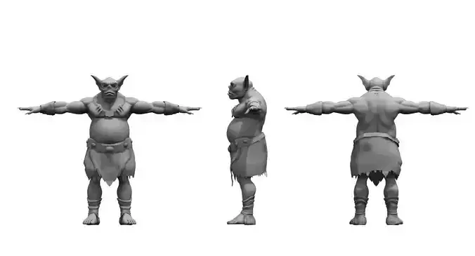 monster man 3d model