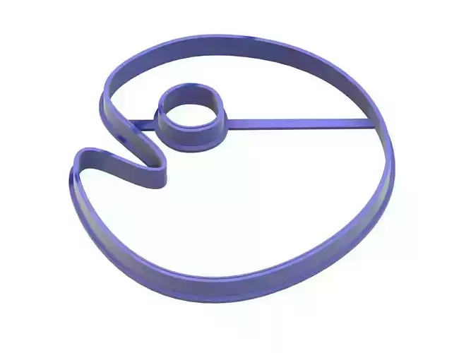 0088 Palette with hole 2 cookie cutter