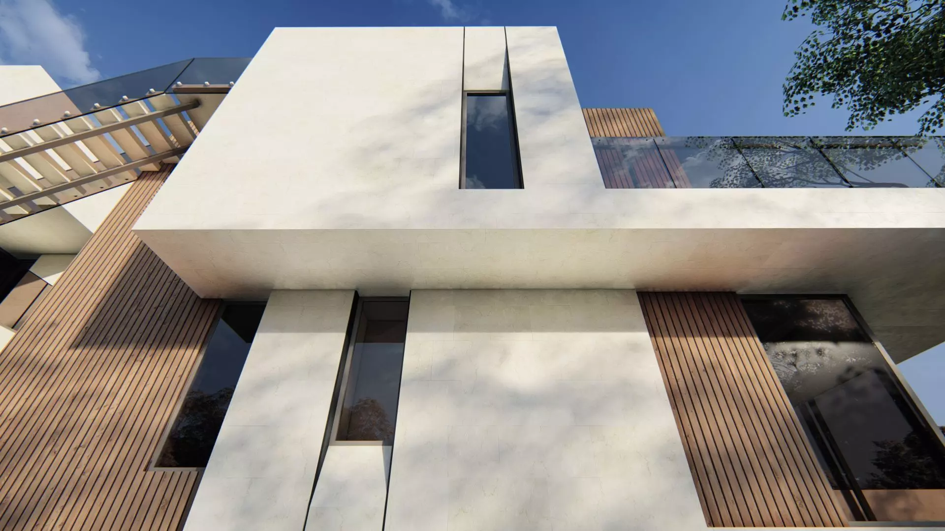 Family Villa 3D model_0