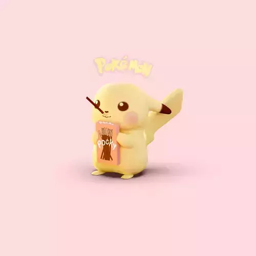 Pocky Pikachu - Pokemon - STL