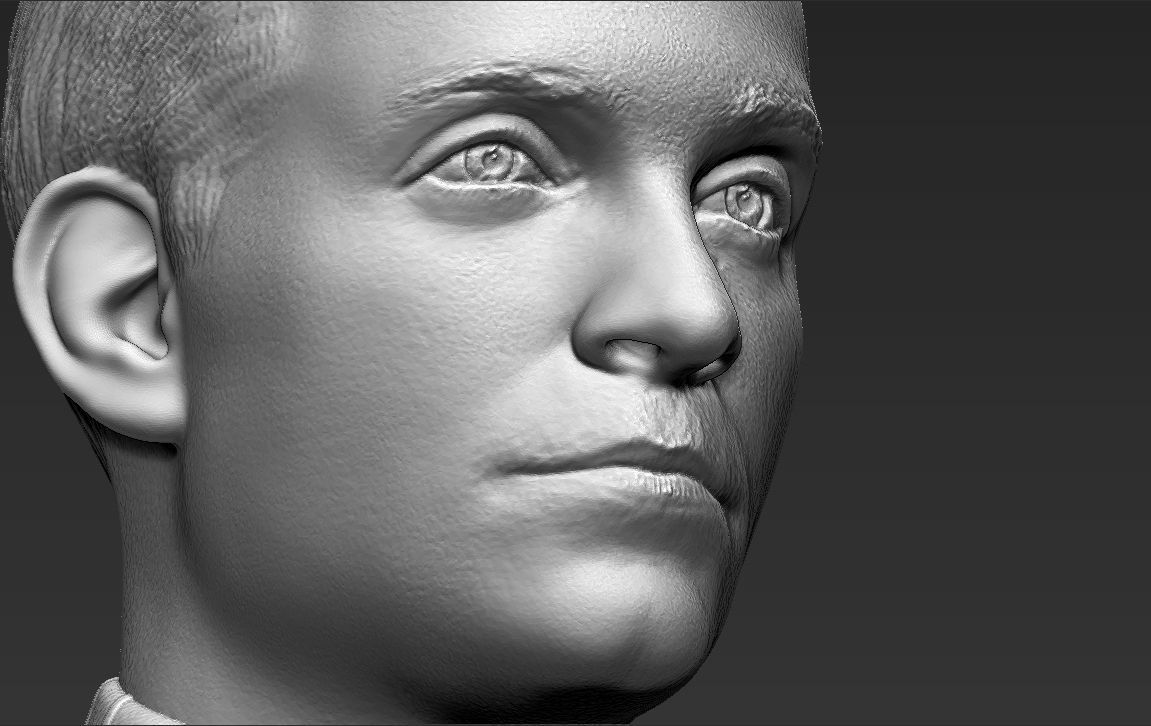 Spider-Man Tobey Maguire bust 3D printing ready stl obj formats 3D print model_23