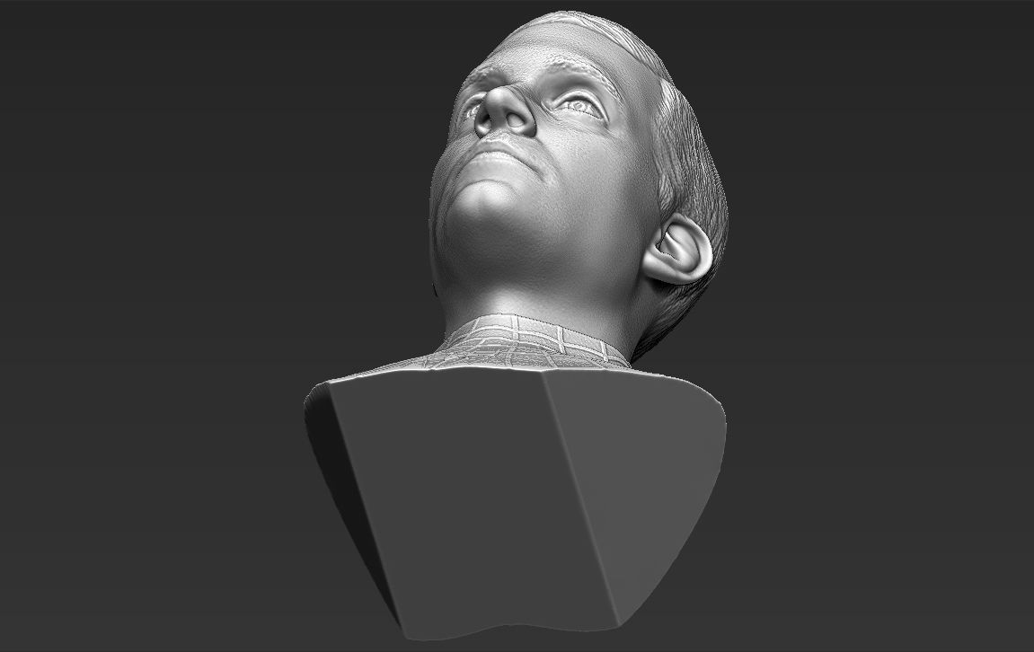 Spider-Man Tobey Maguire bust 3D printing ready stl obj formats 3D print model_29