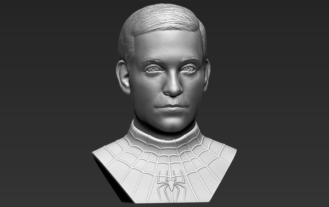 Spider-Man Tobey Maguire bust 3D printing ready stl obj formats 3D print model_15