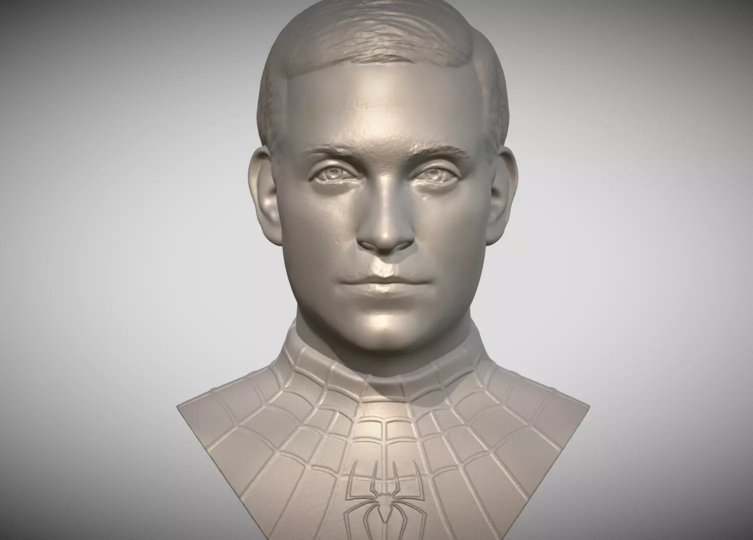Spider-Man Tobey Maguire bust 3D printing ready stl obj formats 3D print model_0