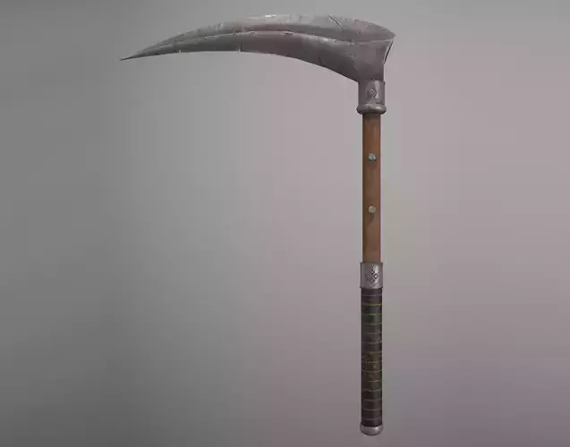 Game Ready Model Sickle old scythe