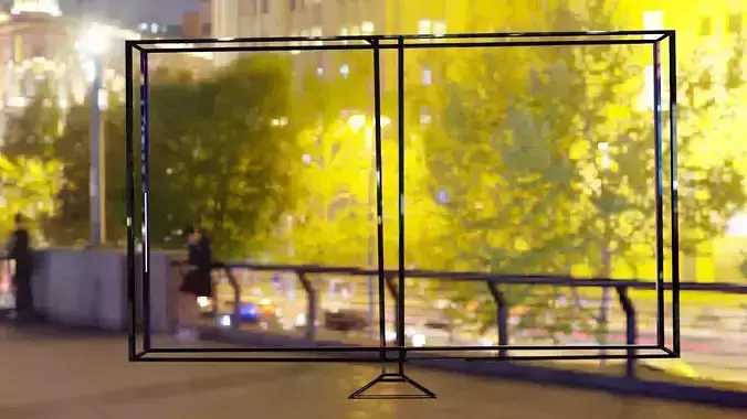 This is a free to use asset and 3D model of a Monitor