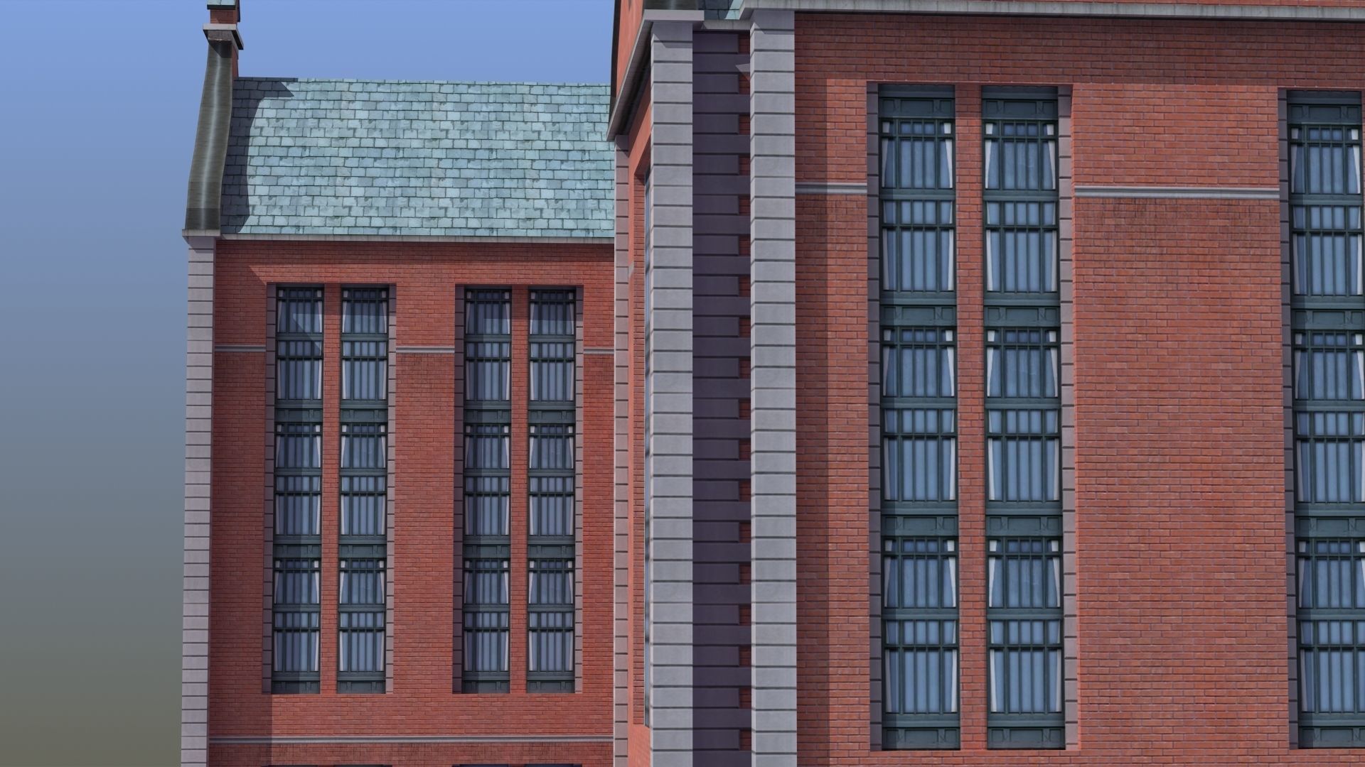 School Building 3D model_27