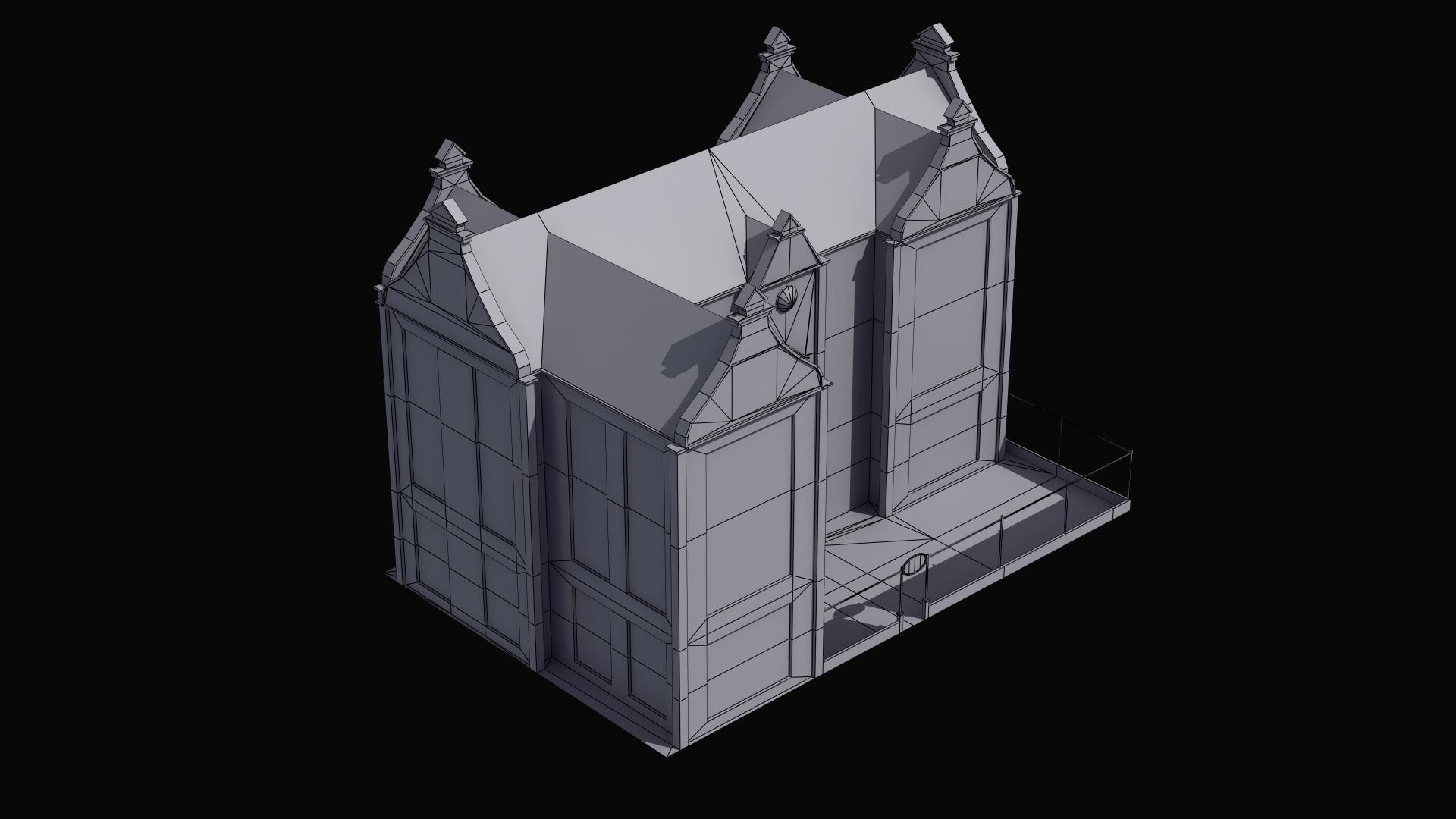 School Building 3D model_49