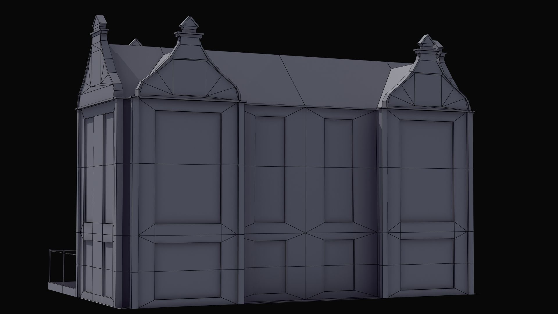 School Building 3D model_8