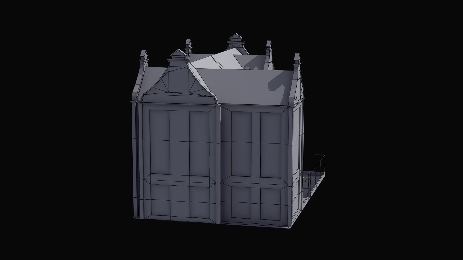 School Building 3D model_12