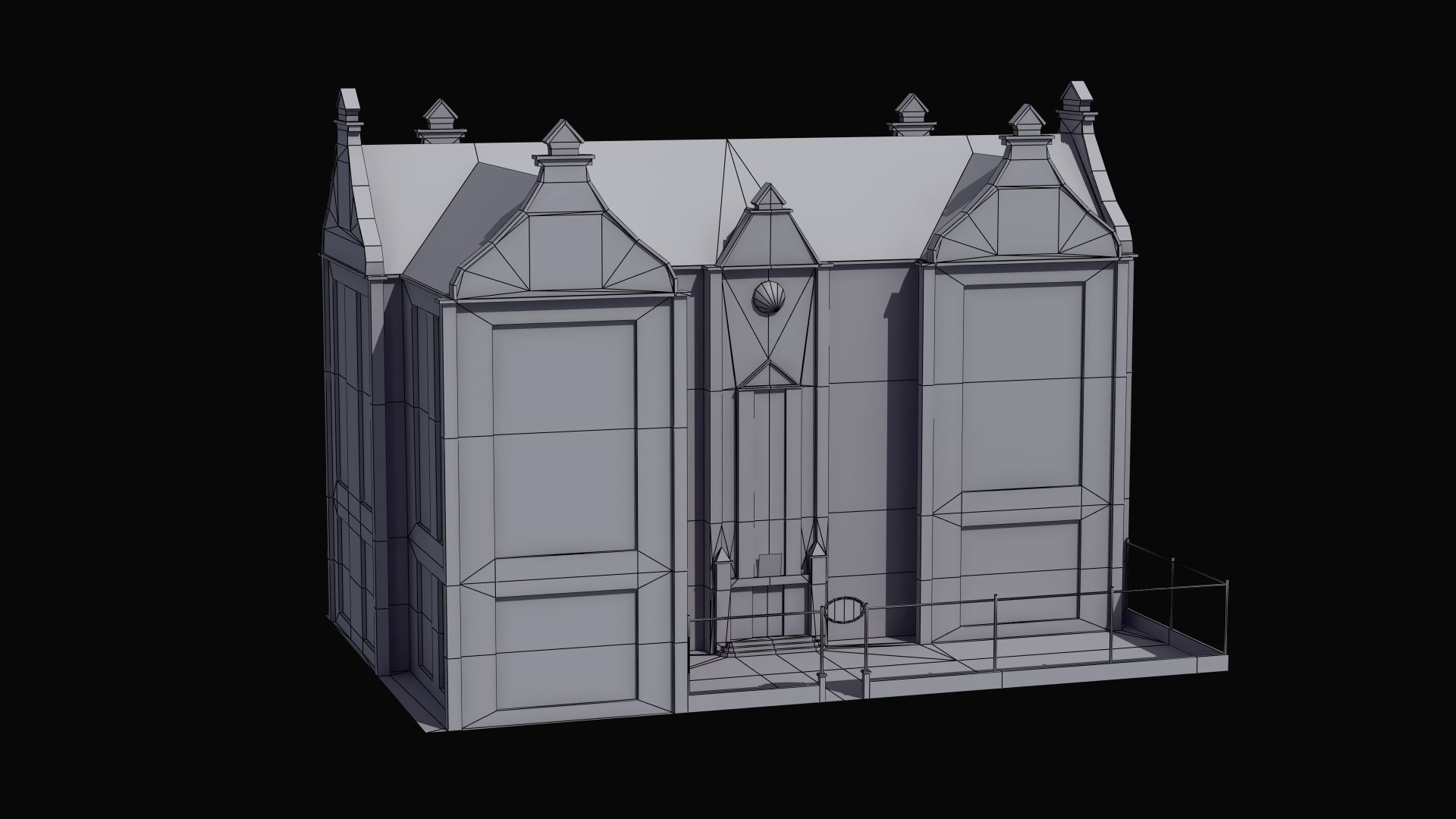 School Building 3D model_13