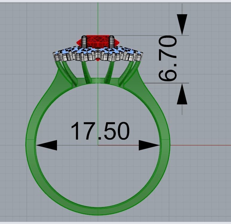 M RINGS N76 3D print model_8