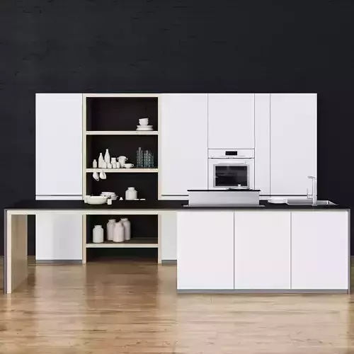 Kitchen modern design 3D model