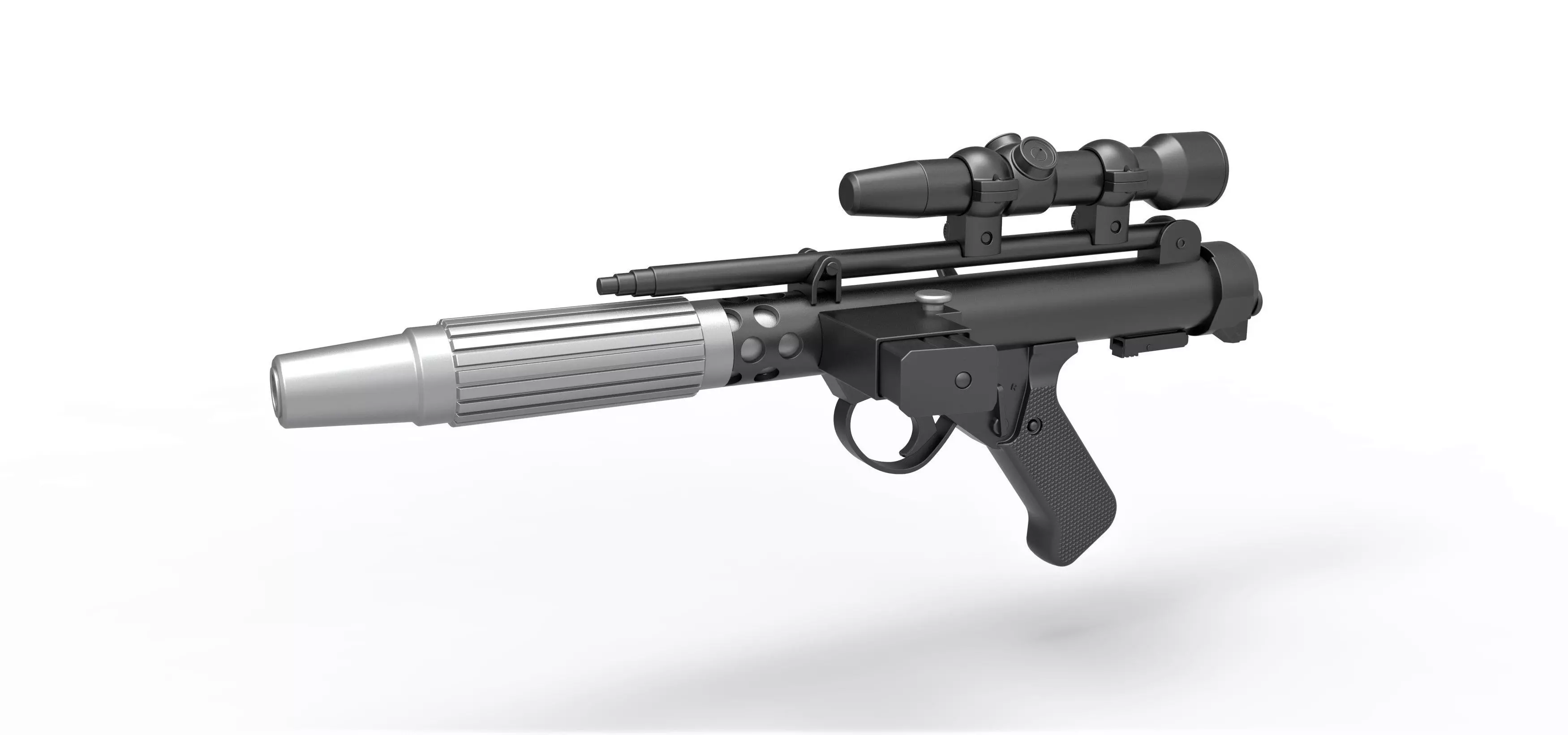 Rebel Fleet Trooper Blaster pistol DH-17 3D model