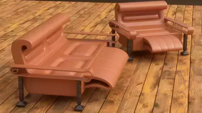 Sofa and Armchair