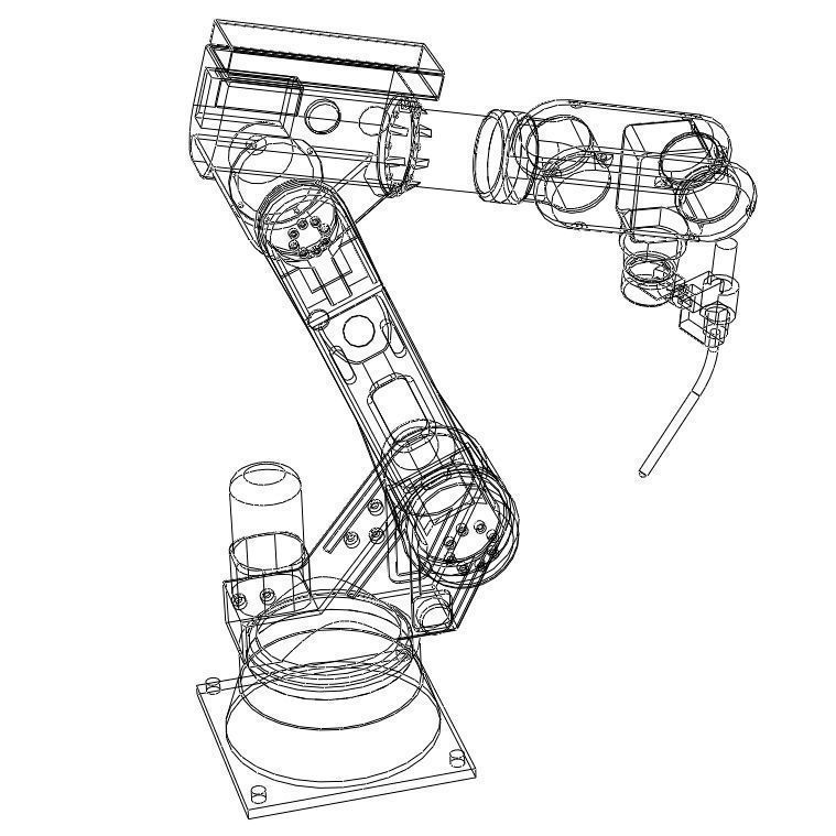 Arc Welding Robot 3D model_2