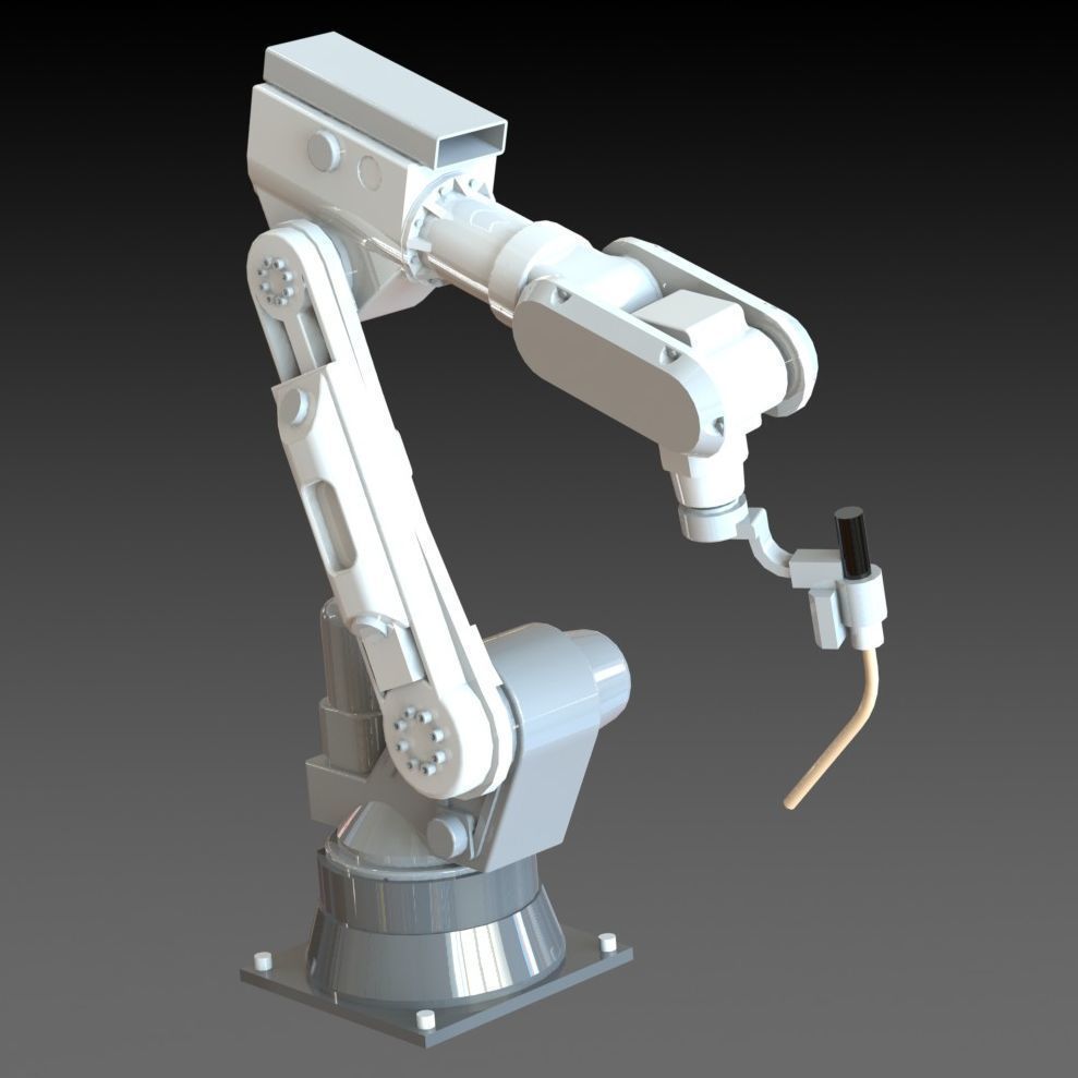 Arc Welding Robot 3D model_1
