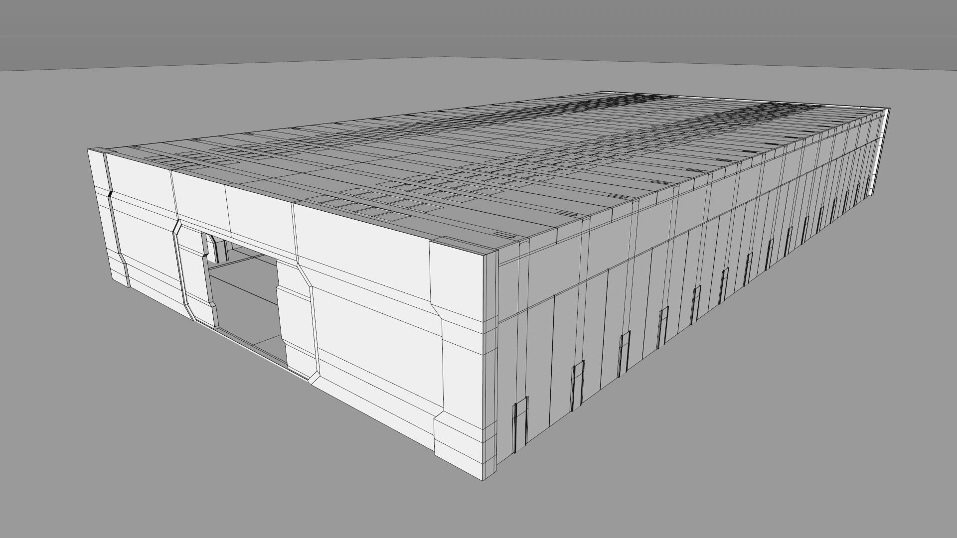 Sci Fi Warehouse 3D model_21