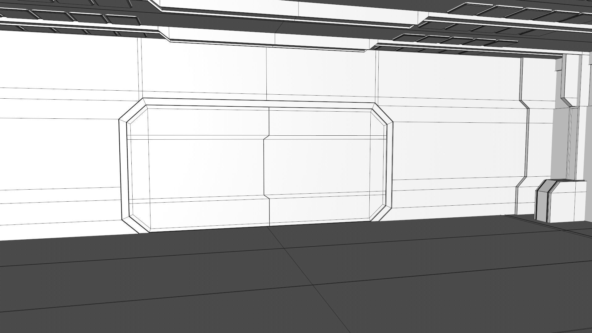 Sci Fi Warehouse 3D model_14