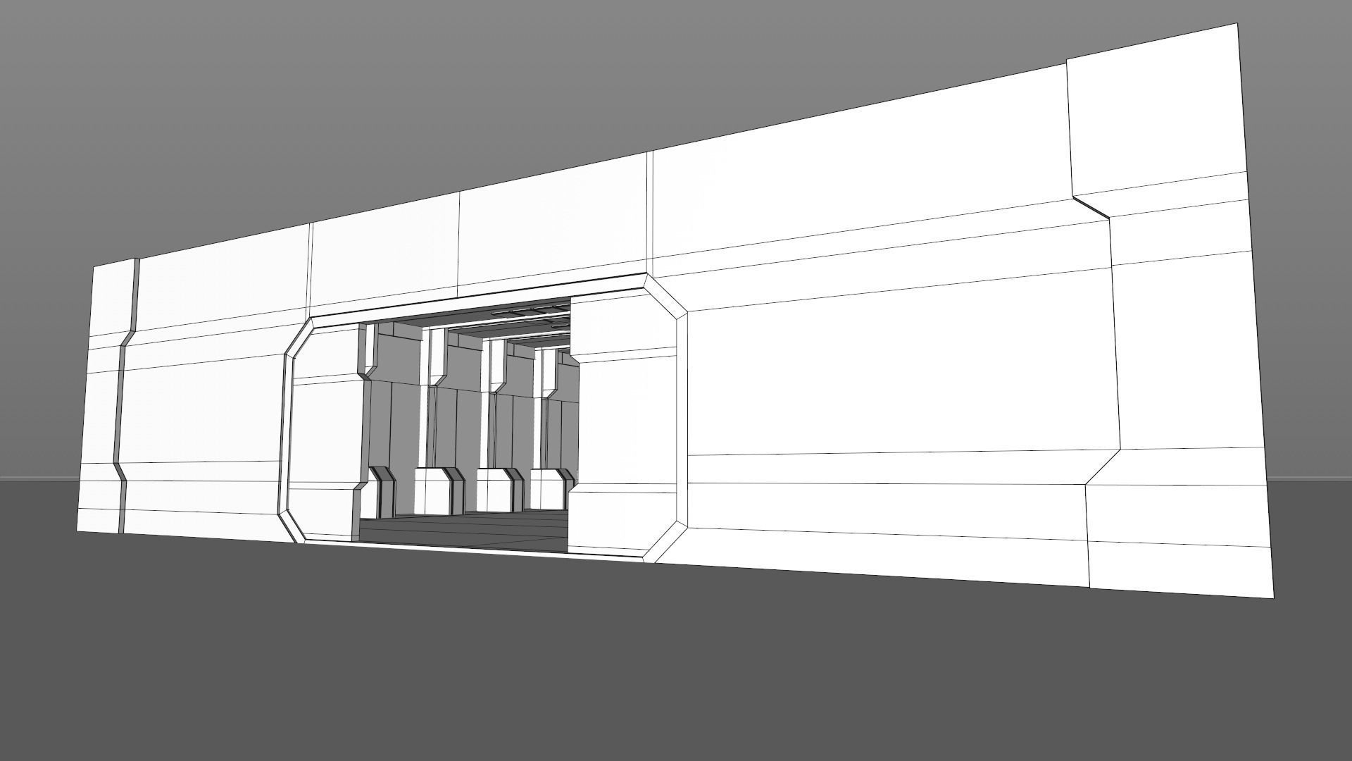 Sci Fi Warehouse 3D model_19