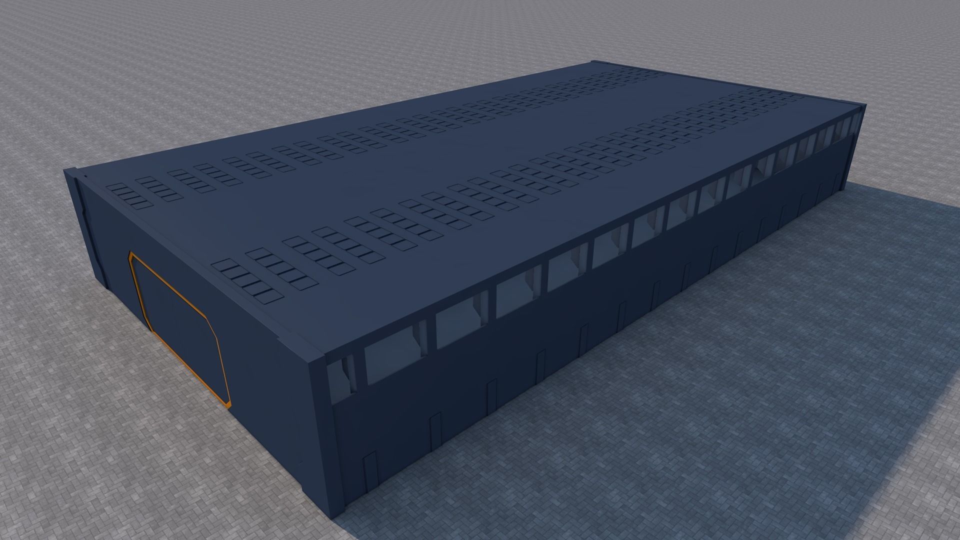 Sci Fi Warehouse 3D model_8