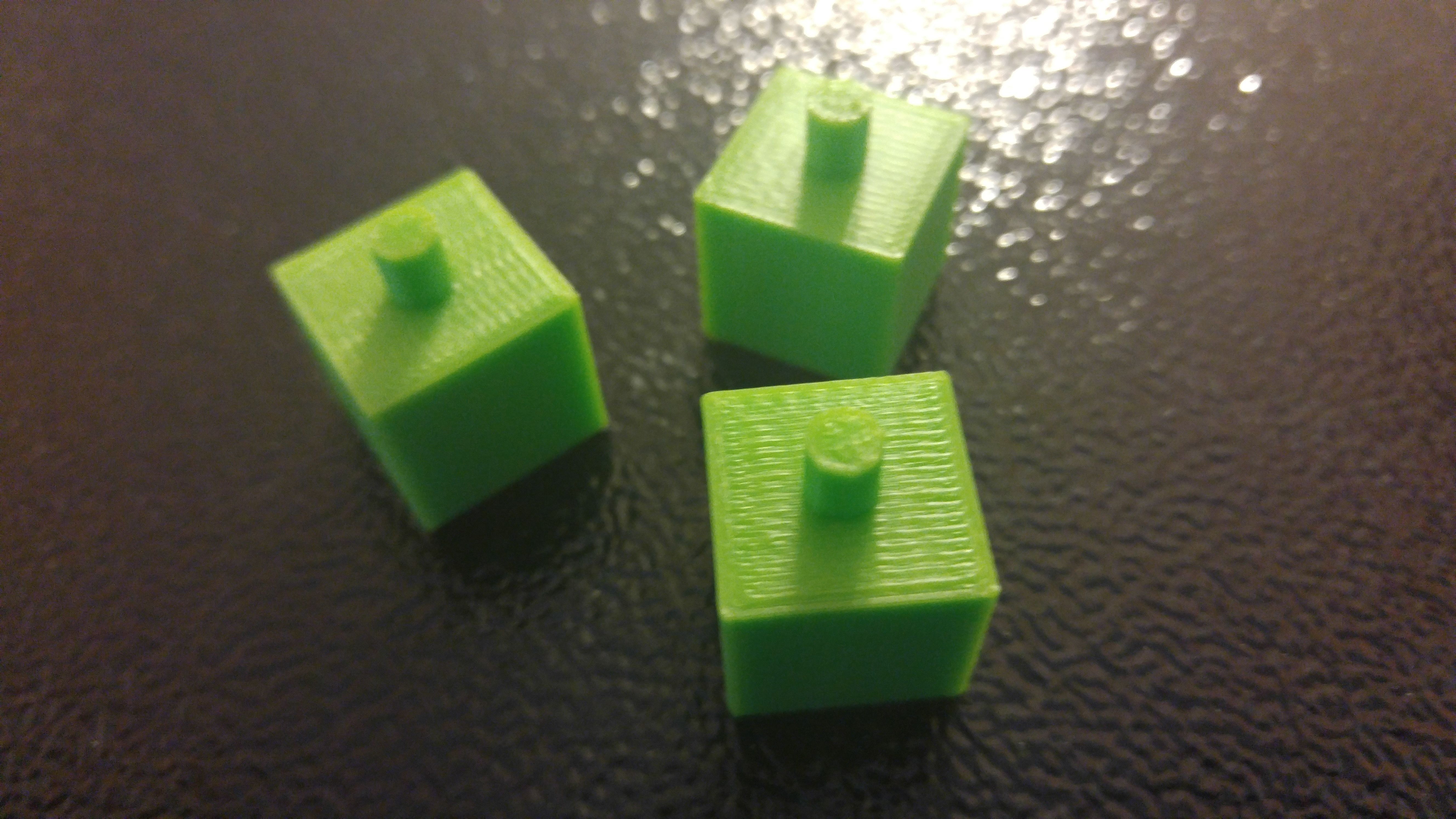 FlashForge Creator Pro Pegged Universal Reel Sleeve Mounts 3D print model_2