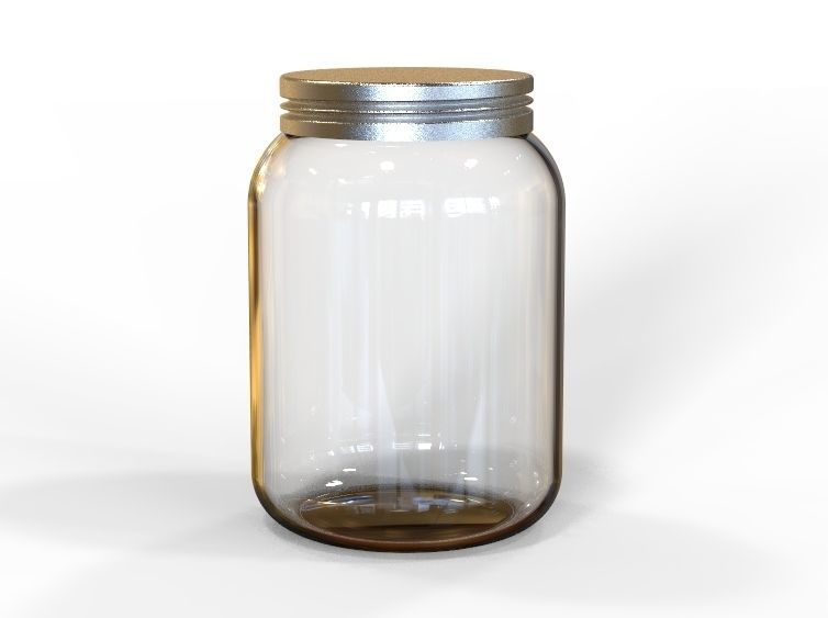 Pickle Jar 3D print model_2