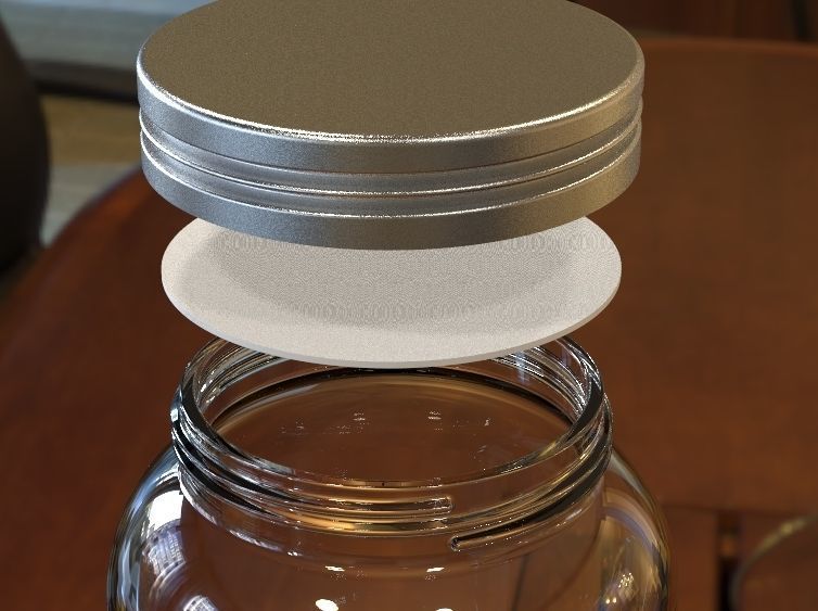 Pickle Jar 3D print model_5