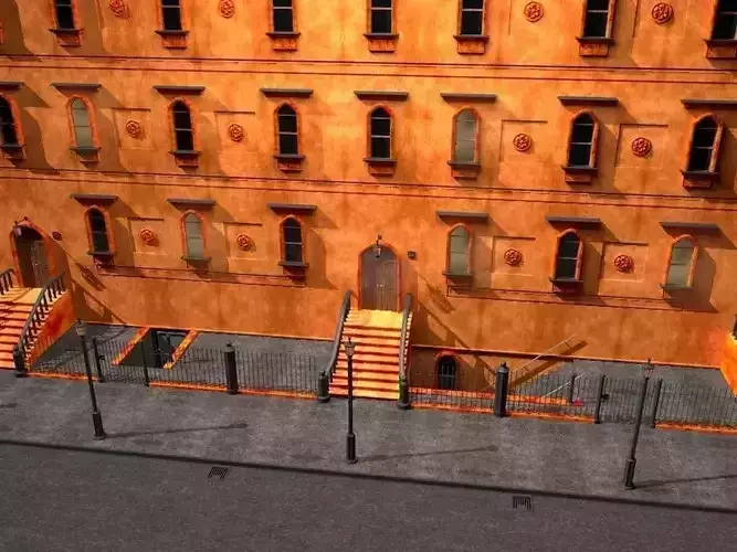 New York City Fancy Building Facade