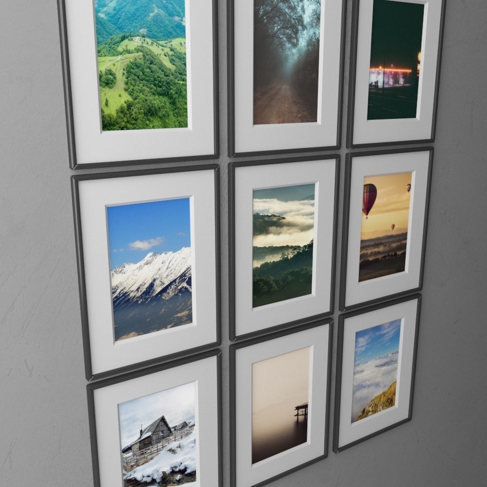 frame9 3x3 vert-1 3D model_1