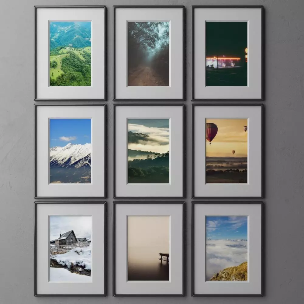 frame9 3x3 vert-1 3D model_0