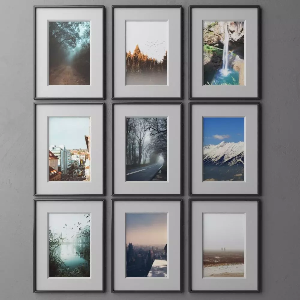 frame9 3x3 vert-15 3D model_0