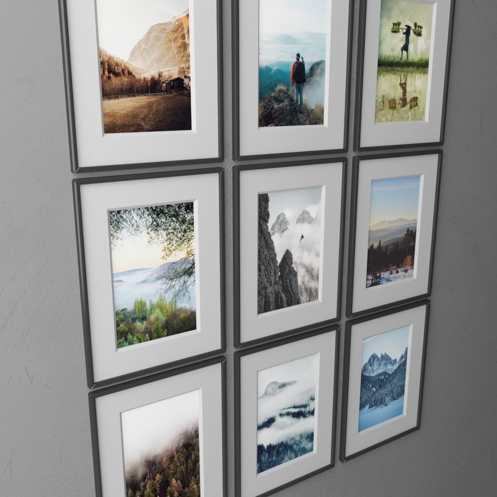 frame9 3x3 vert-24 3D model_1