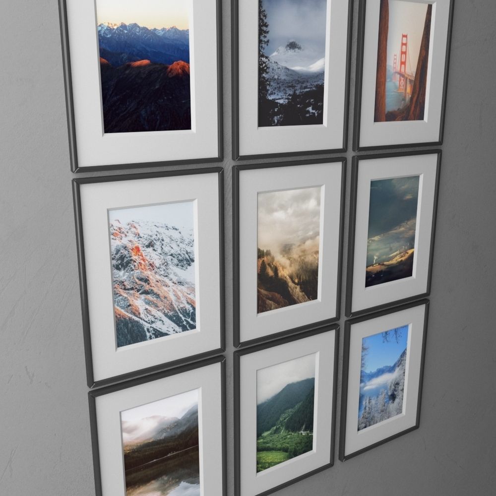 frame9 3x3 vert-30 3D model_1