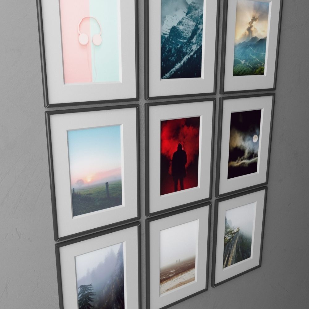 frame9 3x3 vert-40 3D model_1