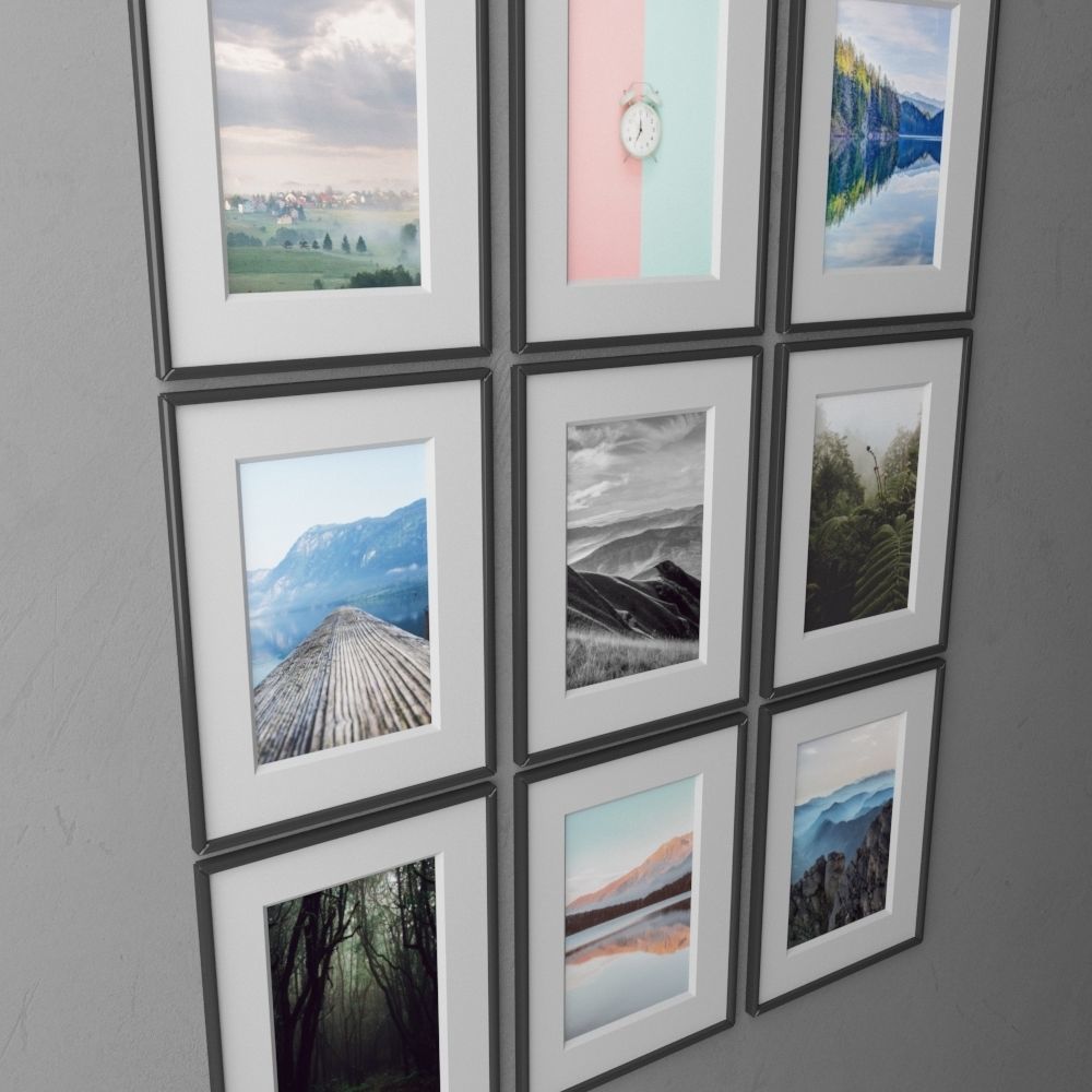 frame9 3x3 vert-48 3D model_1